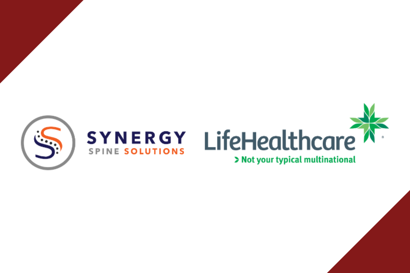 Synergy Spine Solutions & LifeHealthcare Logo Lock-Up